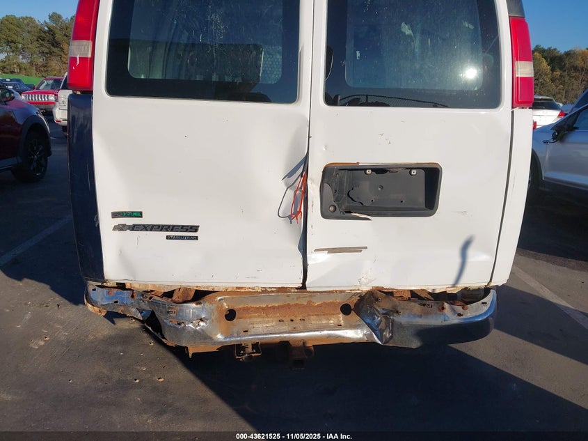 2012 Chevrolet Express 2500 Work Van VIN: 1GCWGFCG7C1129093 Lot: 43621525