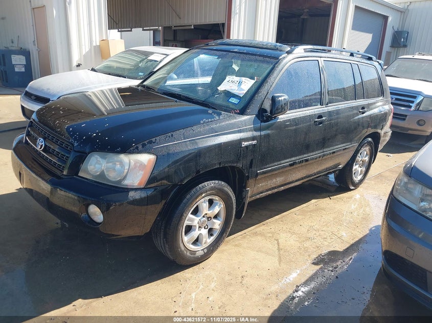 JTEGF21A320031869 2002 TOYOTA HIGHLANDER photo no. 2