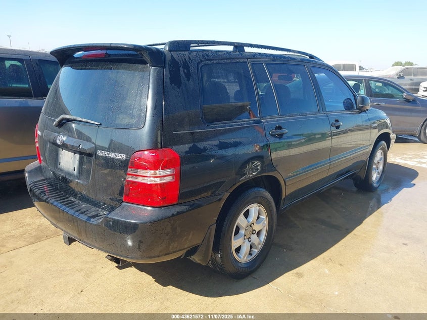 JTEGF21A320031869 2002 TOYOTA HIGHLANDER photo no. 4