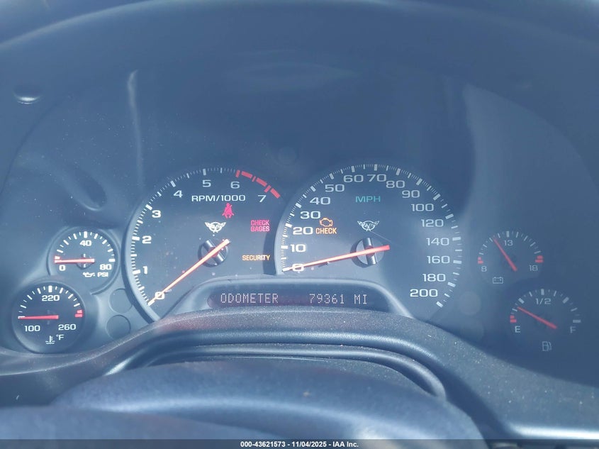 2001 Chevrolet Corvette VIN: 1G1YY22GX15132200 Lot: 43621573