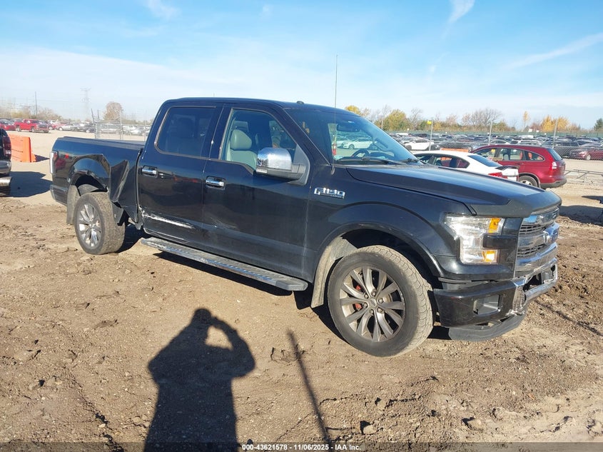 2015 FORD F-150 LARIAT - 1FTFW1EFXFKD65200
