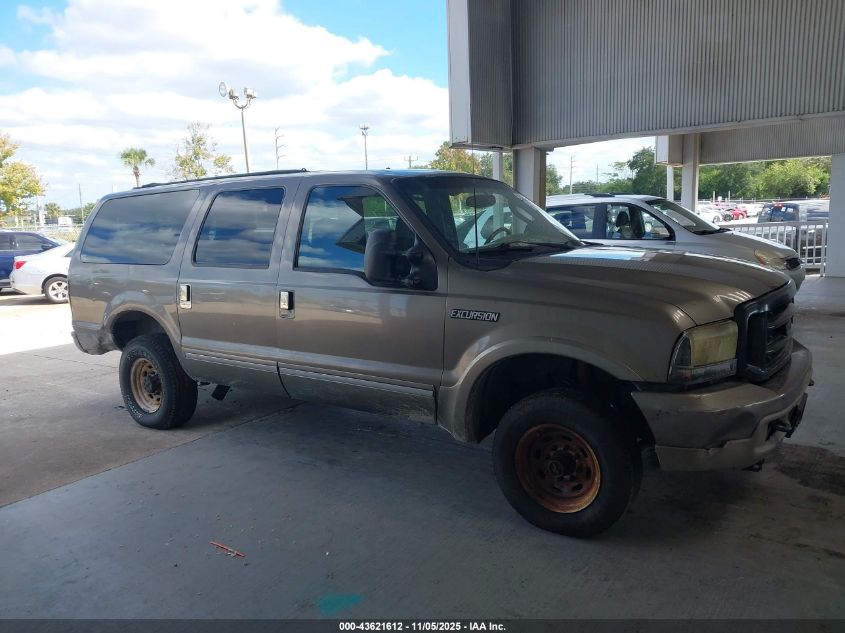 2003 Ford Excursion Limited VIN: 1FMSU43P83EB45349 Lot: 43621612