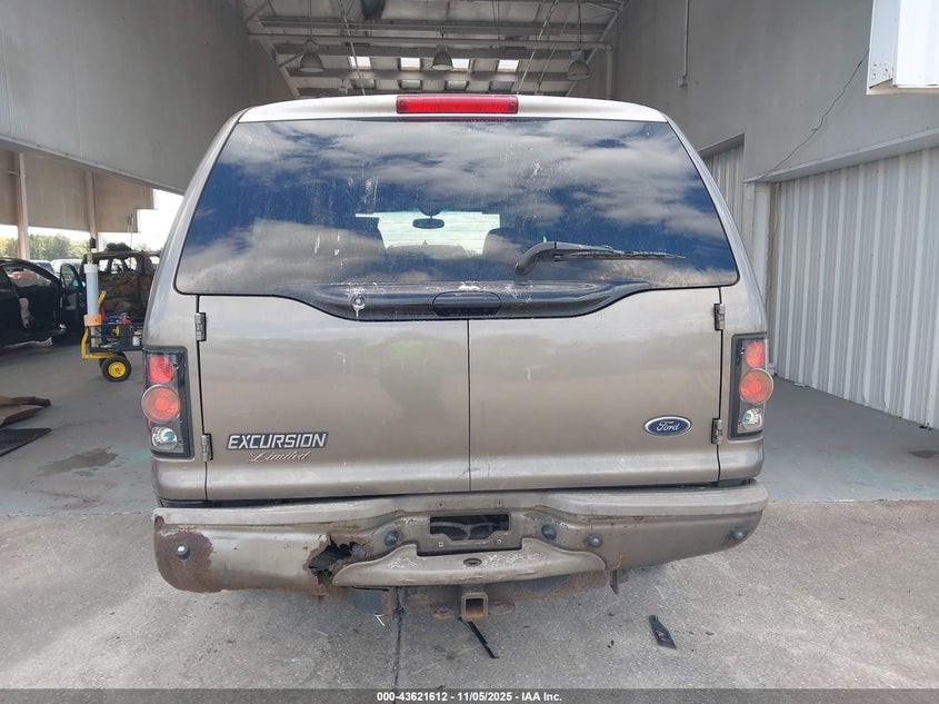 2003 Ford Excursion Limited VIN: 1FMSU43P83EB45349 Lot: 43621612