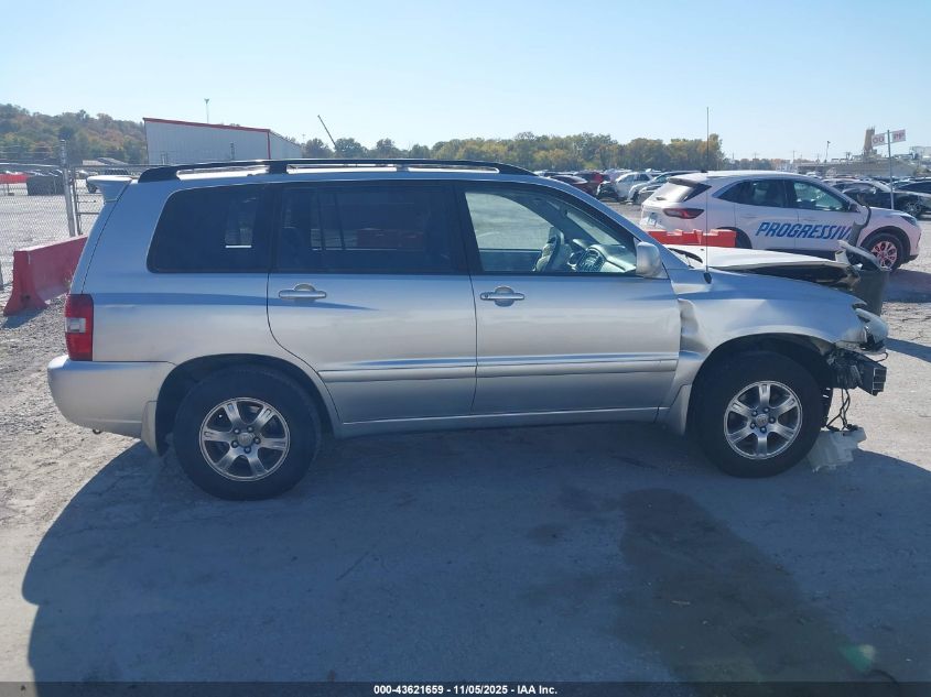2006 Toyota Highlander V6 VIN: JTEEP21A960178773 Lot: 43621659