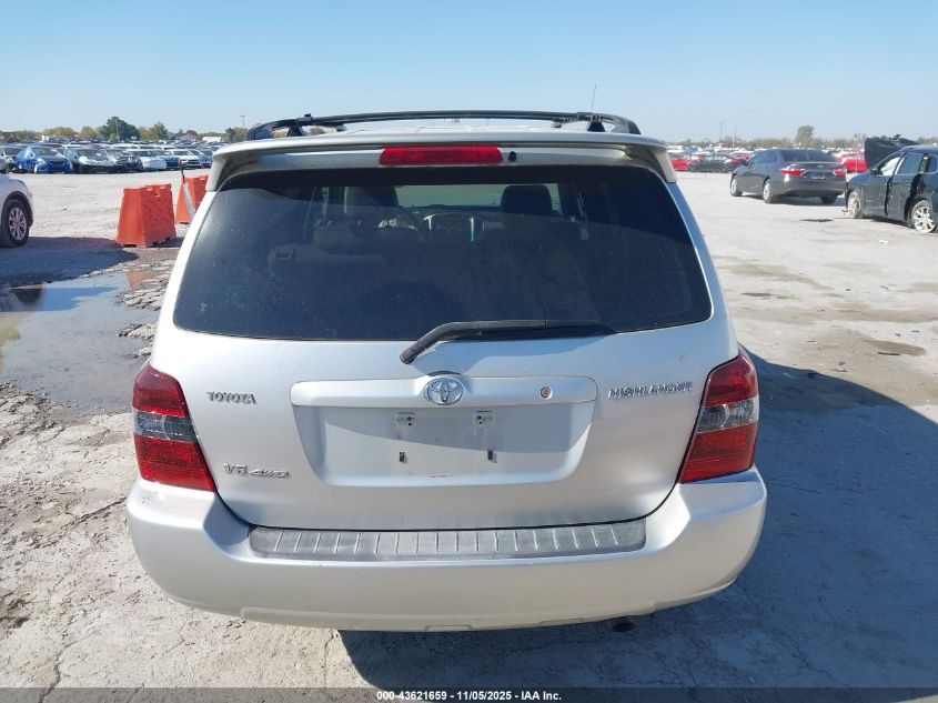 2006 Toyota Highlander V6 VIN: JTEEP21A960178773 Lot: 43621659