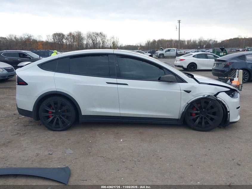 2023 Tesla Model X Plaid Tri Motor All-Wheel Drive VIN: 7SAXCBE62PF412546 Lot: 43621725