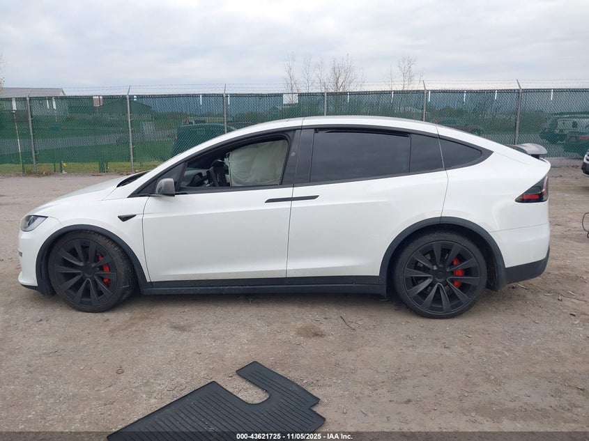 2023 Tesla Model X Plaid Tri Motor All-Wheel Drive VIN: 7SAXCBE62PF412546 Lot: 43621725