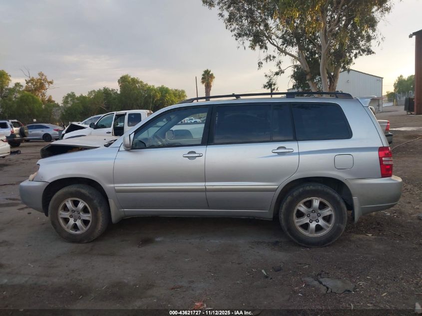 2003 Toyota Highlander V6 VIN: JTEHF21AX30098975 Lot: 43621727