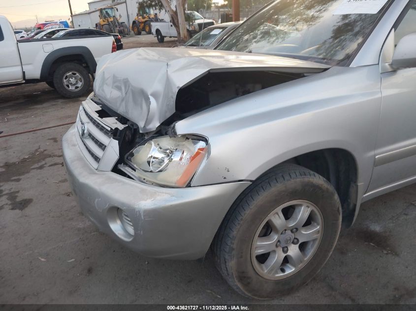 2003 Toyota Highlander V6 VIN: JTEHF21AX30098975 Lot: 43621727