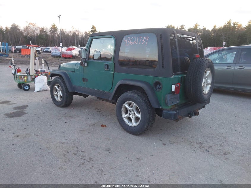 1J4FA49S61P341229 2001 JEEP WRANGLER photo no. 3