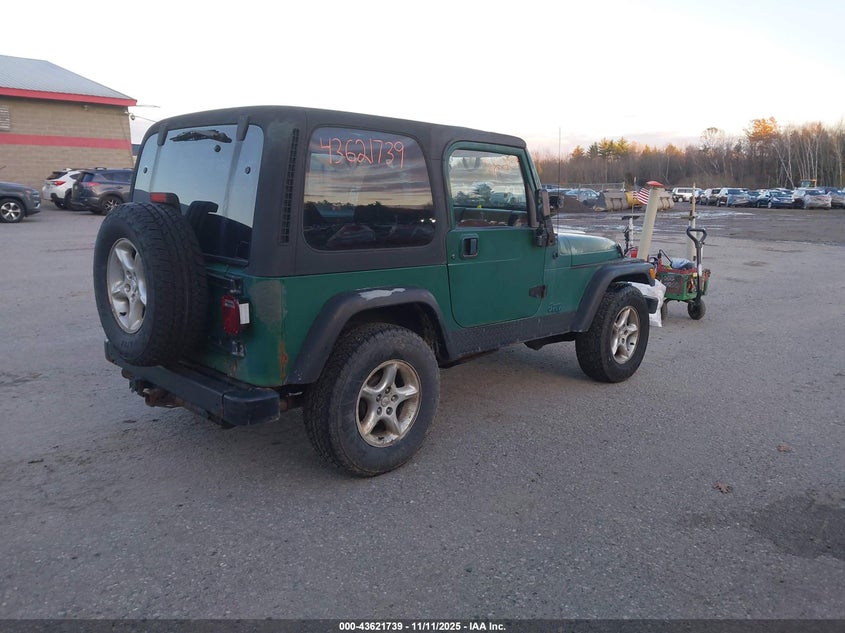 1J4FA49S61P341229 2001 JEEP WRANGLER photo no. 4