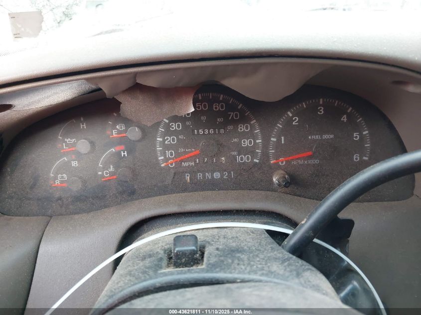 1998 Ford F-150 Lariat/Standard/Xl/Xlt VIN: 1FTZF18W2WNB13190 Lot: 43621811