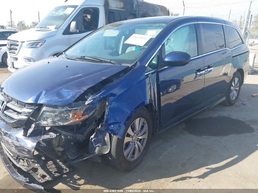 2014 HONDA ODYSSEY EX-L - 5FNRL5H67EB072049