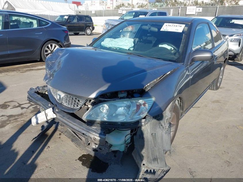 2004 Honda Civic Ex VIN: 1HGEM22024L059625 Lot: 43621870