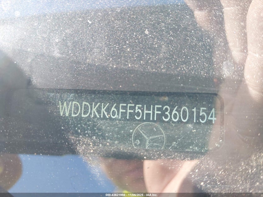 2017 MERCEDES-BENZ E 400 WDDKK6FF5HF360154