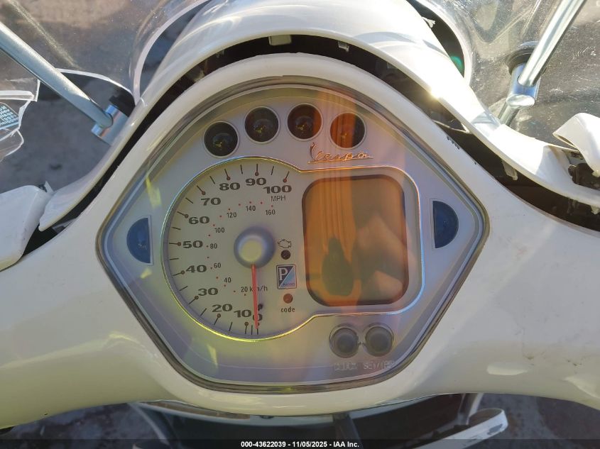 2009 Vespa Gts 250 VIN: ZAPM459L995600336 Lot: 43622039