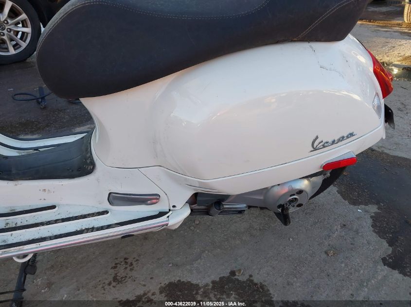 2009 Vespa Gts 250 VIN: ZAPM459L995600336 Lot: 43622039