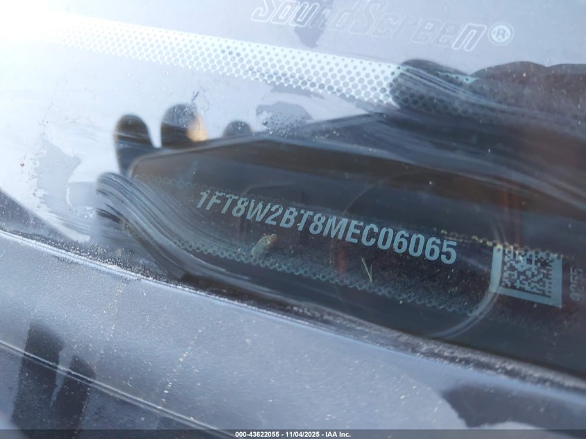 2021 Ford F-250 Lariat VIN: 1FT8W2BT8MEC06065 Lot: 43622055
