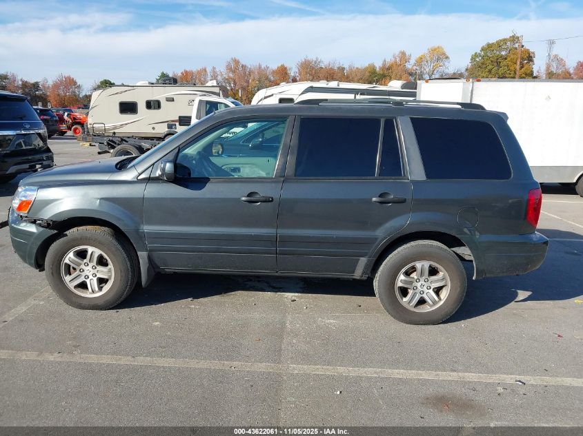 2003 Honda Pilot Ex VIN: 2HKYF18493H582251 Lot: 43622061