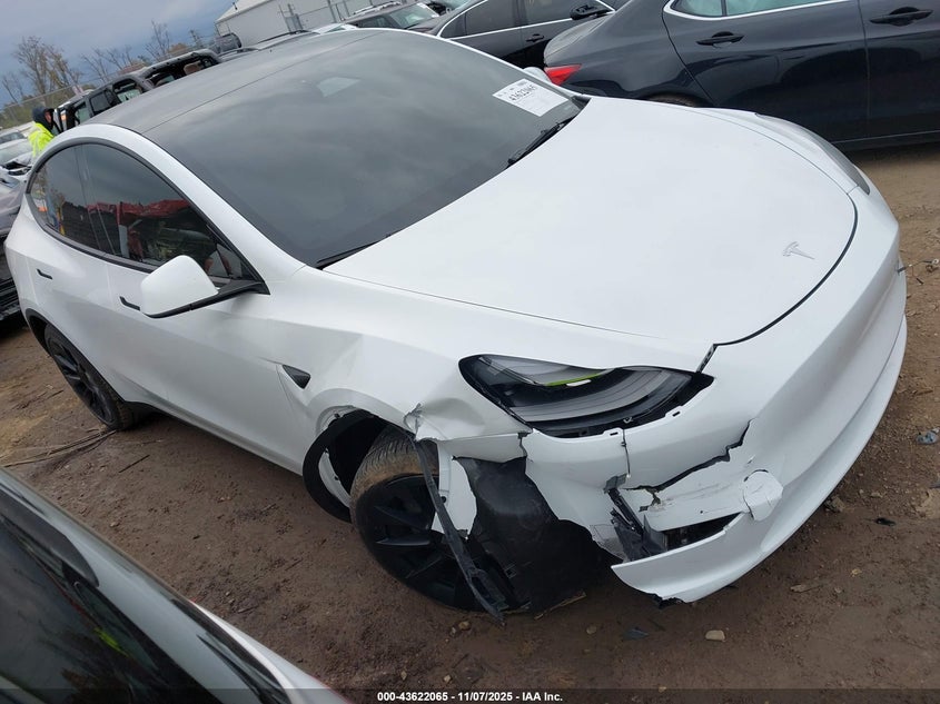 2024 TESLA MODEL Y LONG RANGE DUAL MOTOR ALL-WHEEL DRIVE - 7SAYGDEE6RA286459
