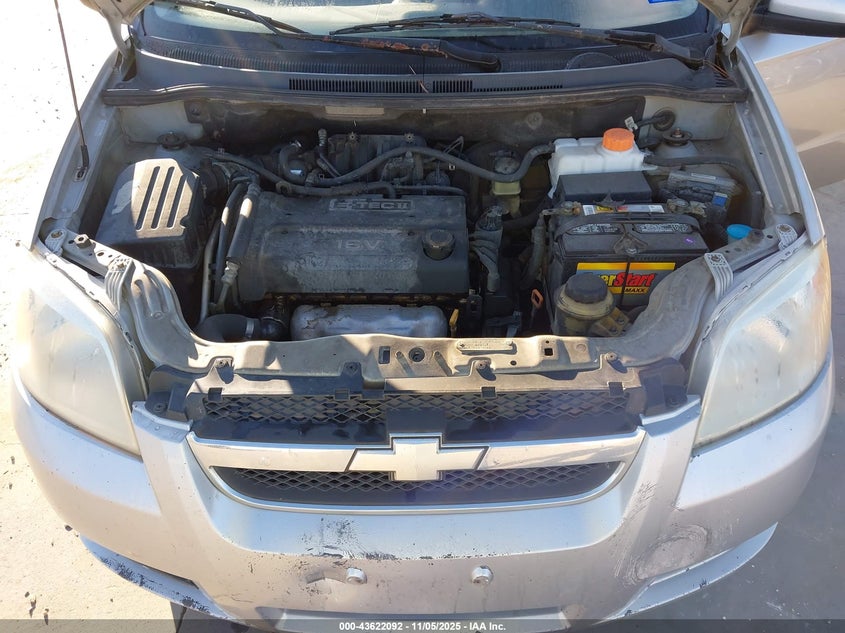 2008 Chevrolet Aveo Ls VIN: KL1TD566X8B109745 Lot: 43622092