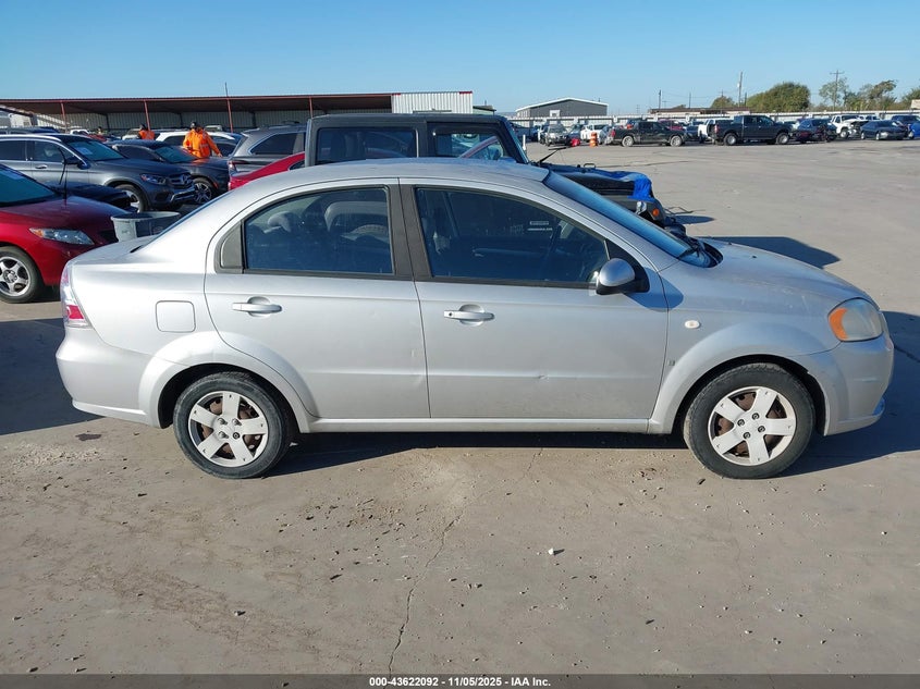 2008 Chevrolet Aveo Ls VIN: KL1TD566X8B109745 Lot: 43622092
