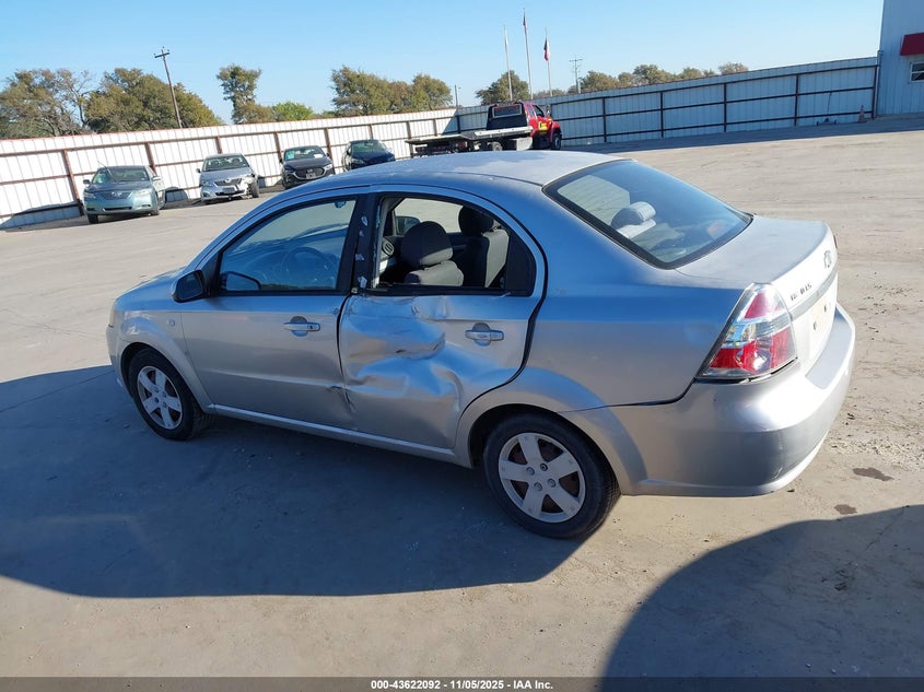 2008 Chevrolet Aveo Ls VIN: KL1TD566X8B109745 Lot: 43622092