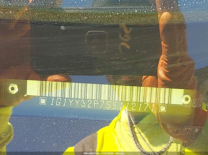 1995 Chevrolet Corvette VIN: 1G1YY32P7S5112171 Lot: 43622145