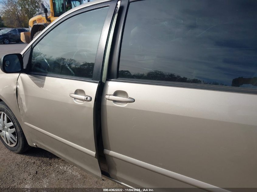 2007 Toyota Sienna Ce VIN: 5TDZK23C17S095663 Lot: 43622222