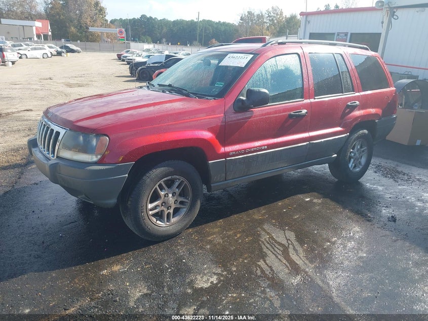 1J4GX48S52C316576 2002 JEEP GRAND CHEROKEE photo no. 2