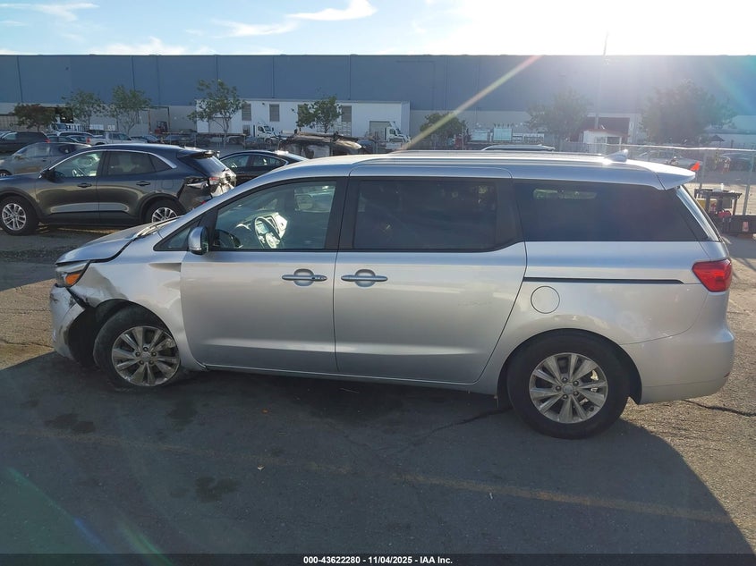 2017 Kia Sedona Lx VIN: KNDMB5C13H6312643 Lot: 43622280