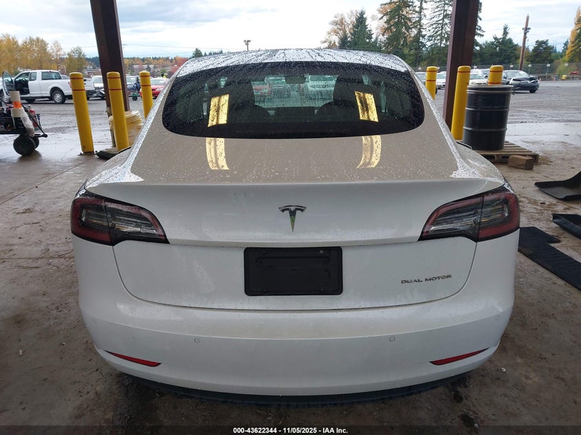 2020 Tesla Model 3 Long Range Dual Motor All-Wheel Drive VIN: 5YJ3E1EB4LF665293 Lot: 43622344