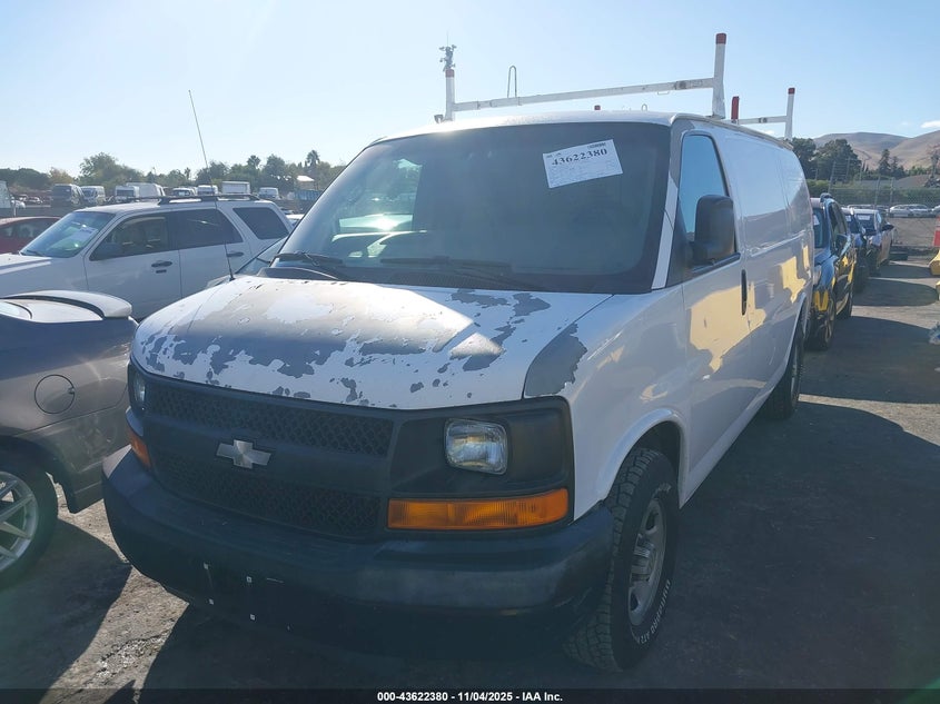 2008 Chevrolet Express Work Van VIN: 1GCFG15X481109889 Lot: 43622380