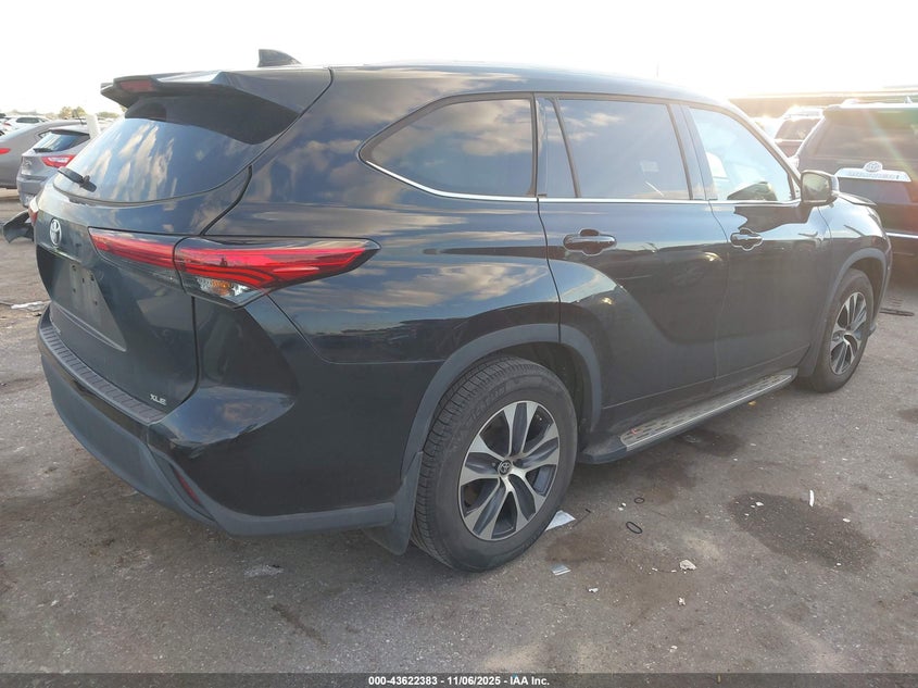 2022 TOYOTA HIGHLANDER XLE 5TDGZRAH8NS122719