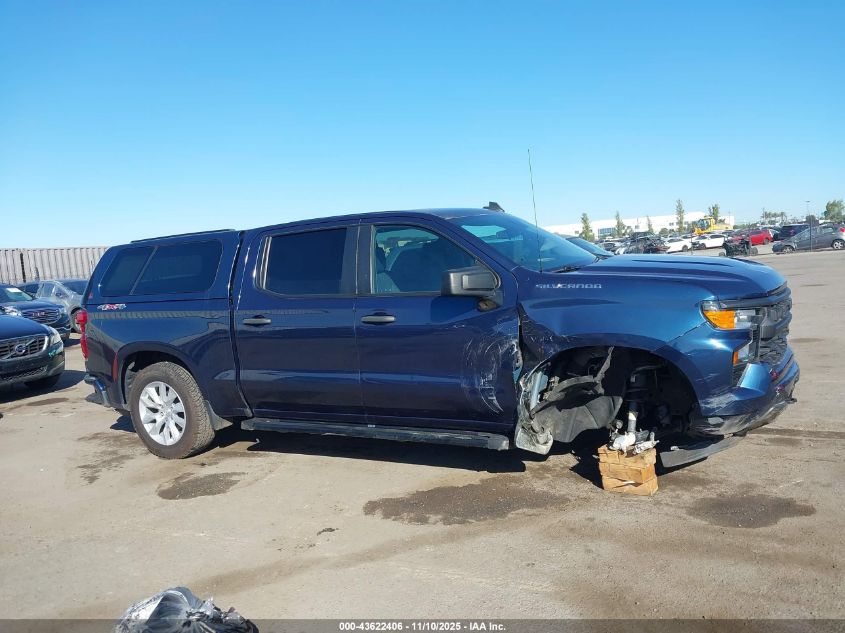 2022 Chevrolet Silverado 1500 4Wd Short Bed Custom VIN: 3GCPDBEK3NG633345 Lot: 43622406