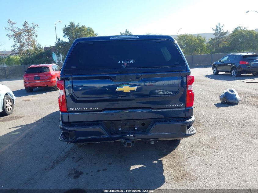 2022 Chevrolet Silverado 1500 4Wd Short Bed Custom VIN: 3GCPDBEK3NG633345 Lot: 43622406