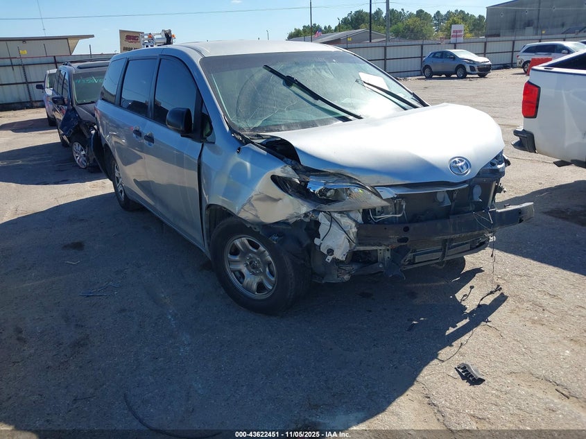 2014 TOYOTA SIENNA L V6 7 PASSENGER - 5TDZK3DC3ES503436