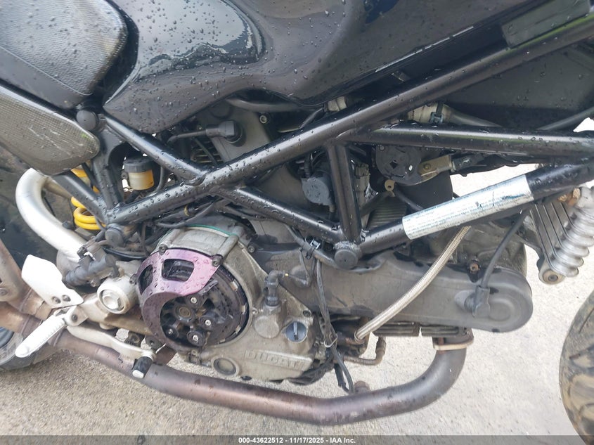 2007 Ducati Monster S2R1000 VIN: ZDM1RABP97B098815 Lot: 43622512