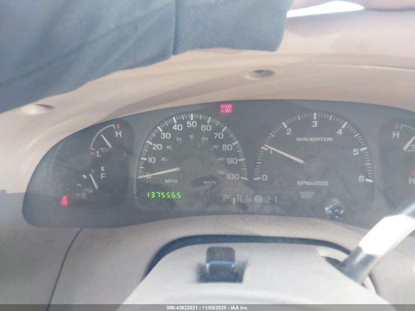 1999 Lincoln Navigator VIN: 5LMPU28AXXLJ22961 Lot: 43622521