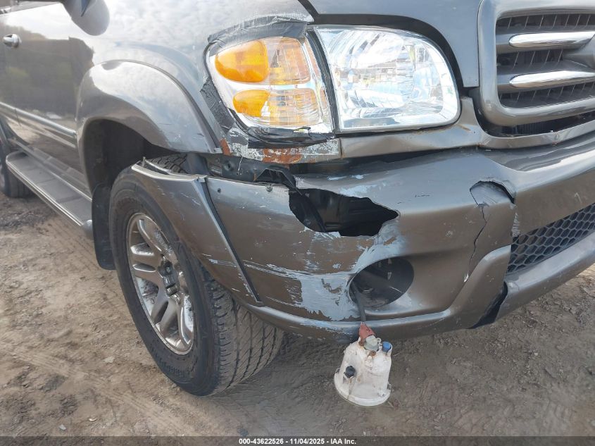 2004 Toyota Sequoia Limited V8 VIN: 5TDBT48A34S227724 Lot: 43622526