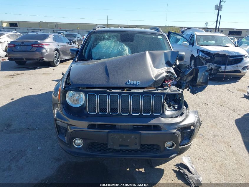 2019 Jeep Renegade Latitude Fwd VIN: ZACNJABB8KPK87704 Lot: 43622532