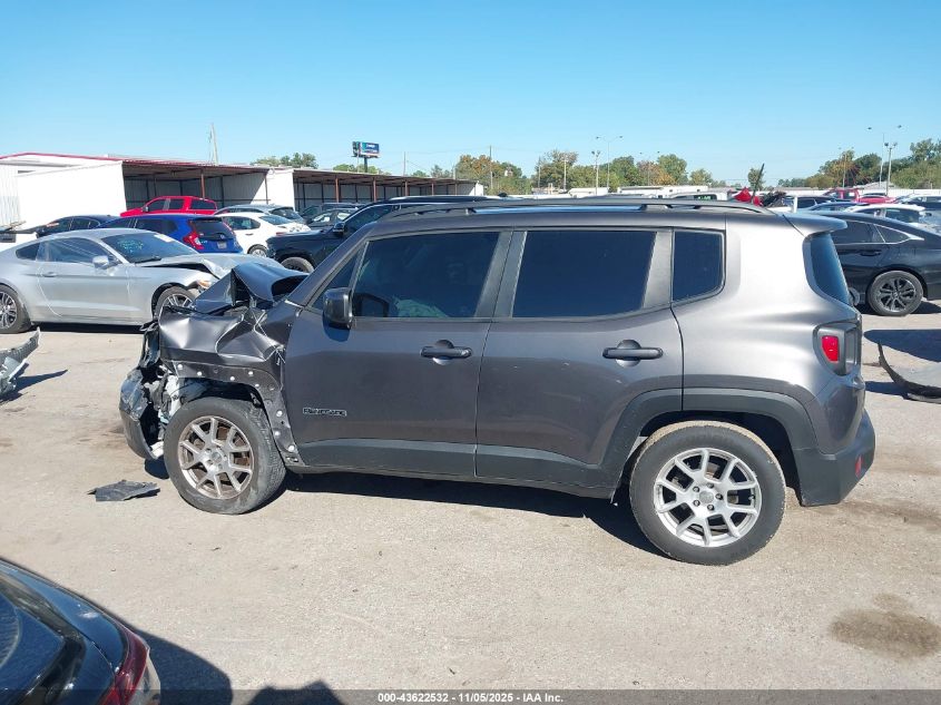 2019 Jeep Renegade Latitude Fwd VIN: ZACNJABB8KPK87704 Lot: 43622532