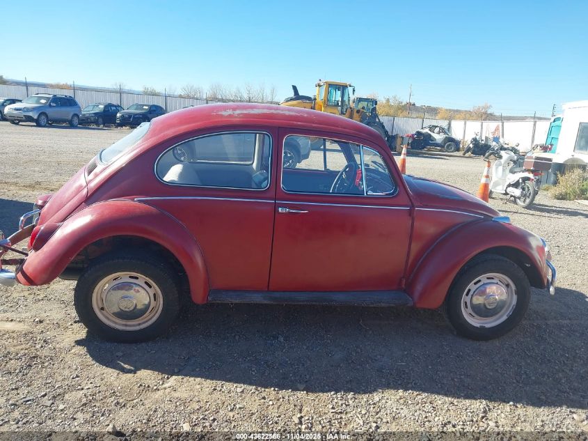 1967 Volkswagen Beetle VIN: 117007097 Lot: 43622566
