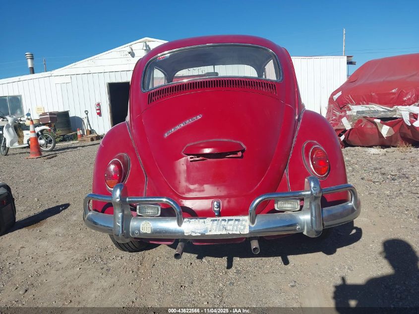 1967 Volkswagen Beetle VIN: 117007097 Lot: 43622566