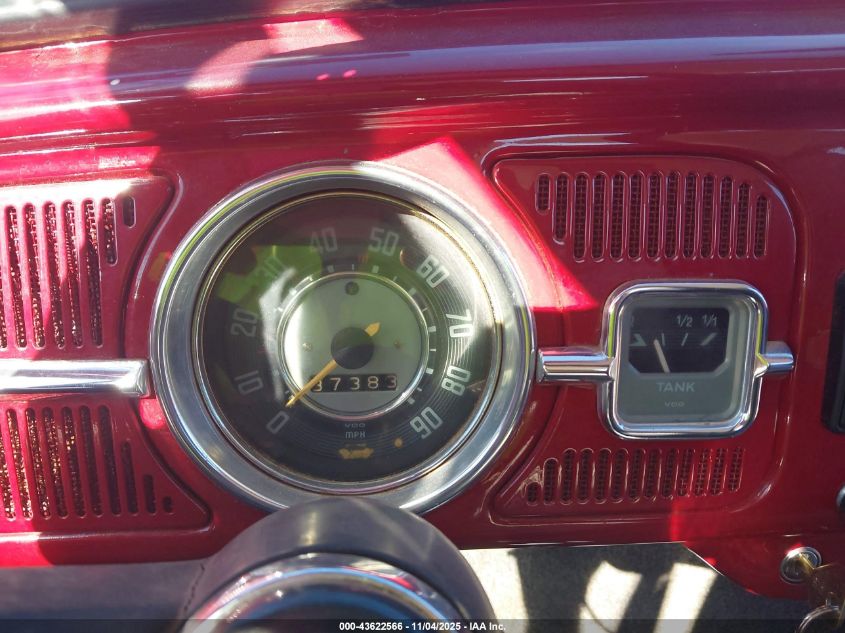 1967 Volkswagen Beetle VIN: 117007097 Lot: 43622566