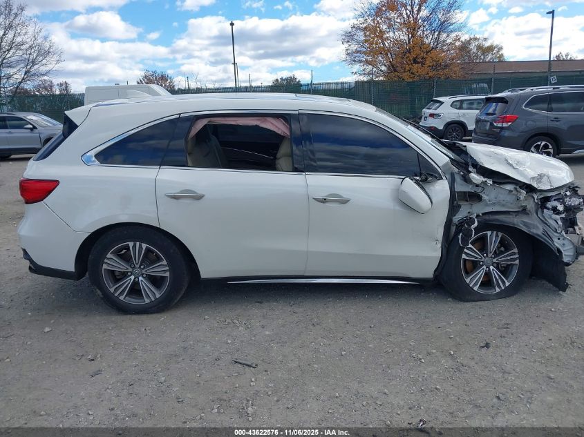 2019 Acura Mdx Standard VIN: 5J8YD4H35KL023449 Lot: 43622576