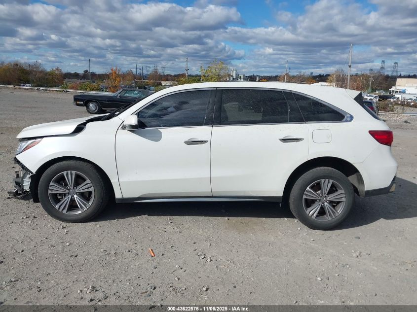 2019 Acura Mdx Standard VIN: 5J8YD4H35KL023449 Lot: 43622576