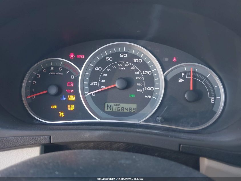 2009 Subaru Impreza Outback Sport VIN: JF1GH63679H826911 Lot: 43622642