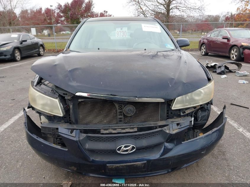 2006 Hyundai Sonata Gls V6/Lx V6 VIN: 5NPEU46F86H053358 Lot: 43622698