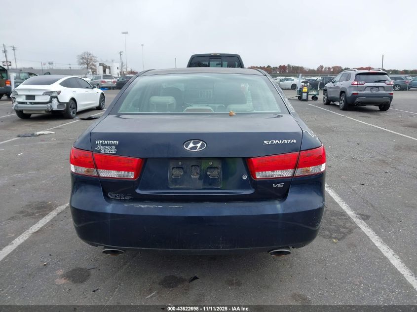 2006 Hyundai Sonata Gls V6/Lx V6 VIN: 5NPEU46F86H053358 Lot: 43622698